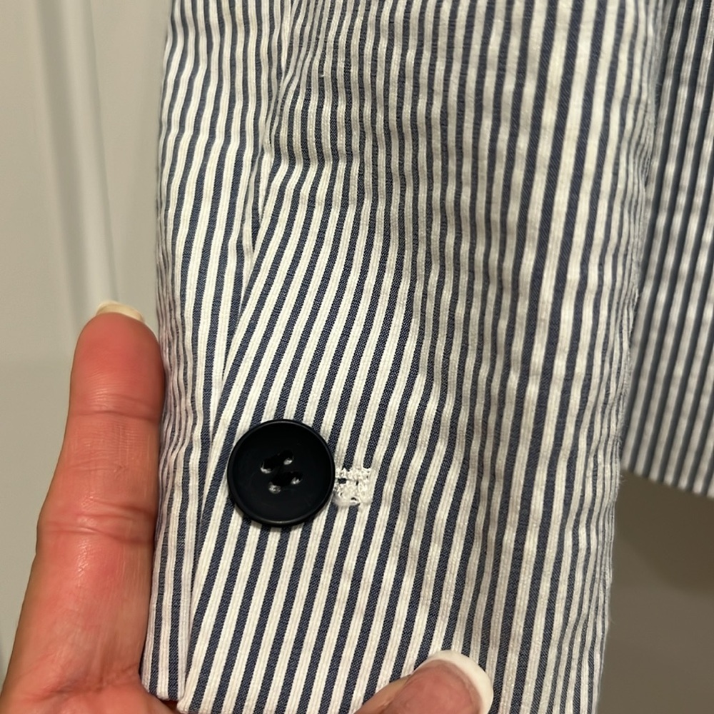 ZARA Striped Blazer NWOT - Picture 5 of 8